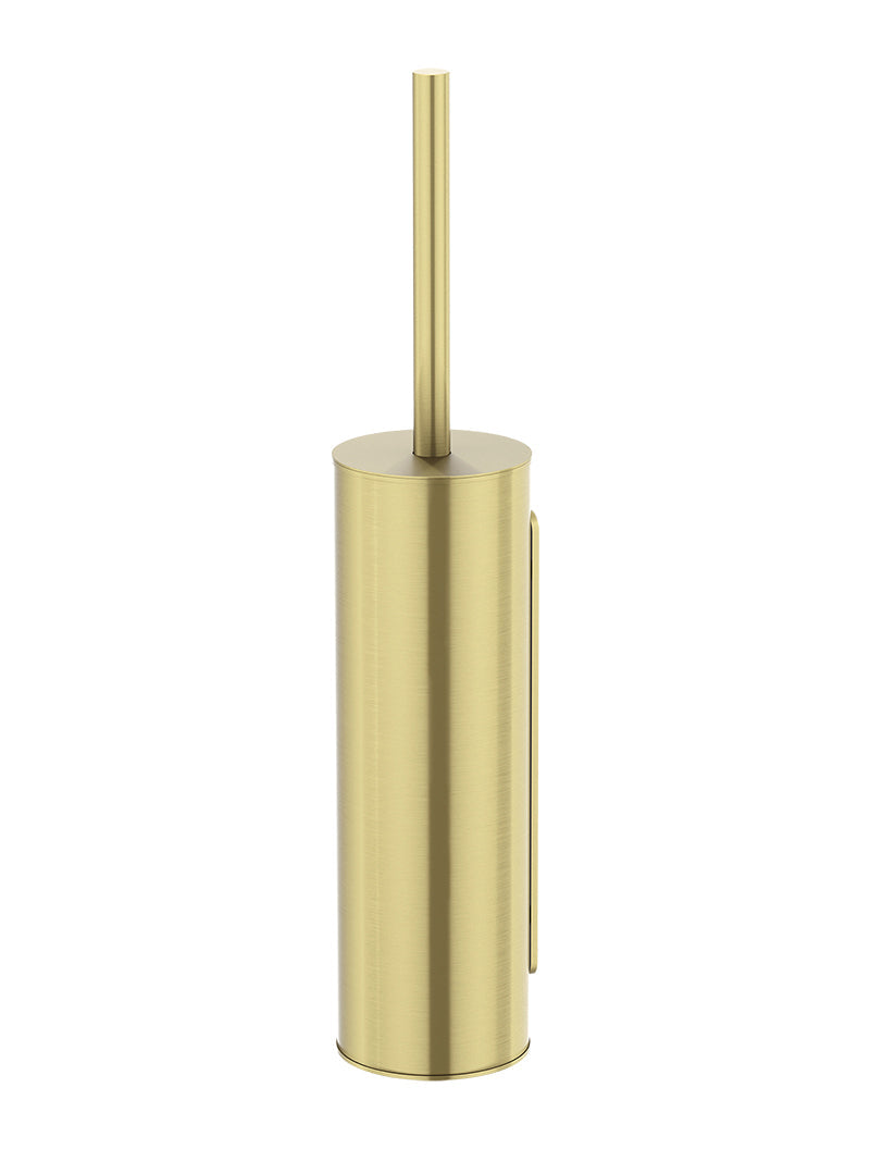 Round Toilet Brush & Holder - PVD Tiger Bronze