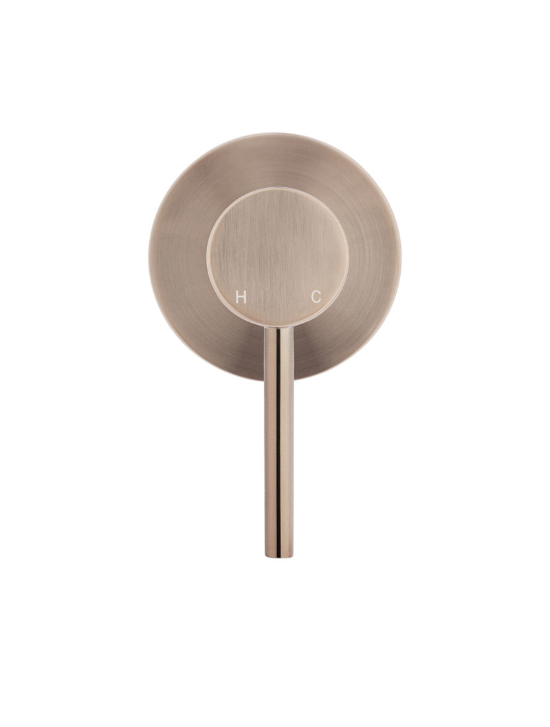 Round Wall Mixer Trim Kit (In-wall Body Not Included) - Champagne