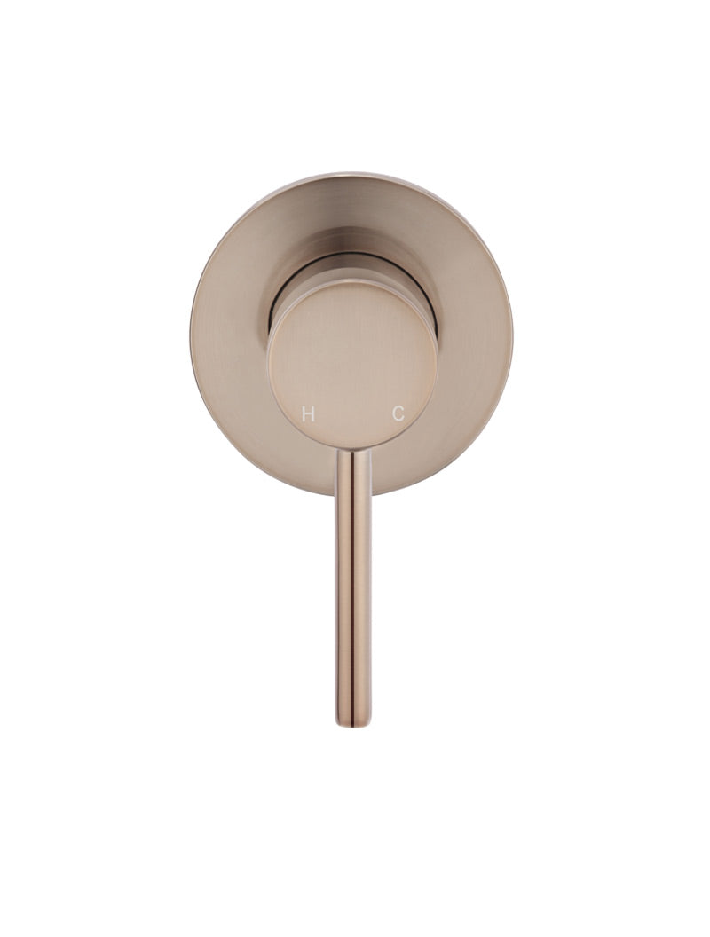 Round Wall Mixer Trim Kit (In-wall Body Not Included) - Champagne