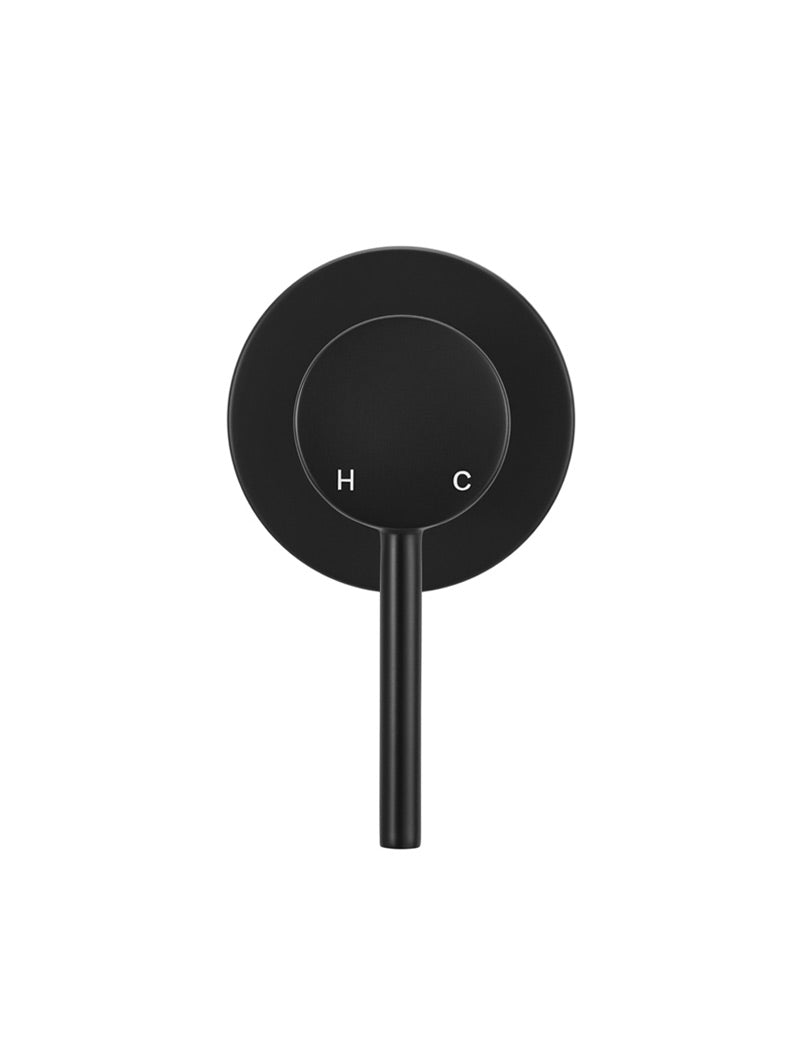 Round Wall Mixer Trim Kit (In-wall Body Not Included) - Matte Black