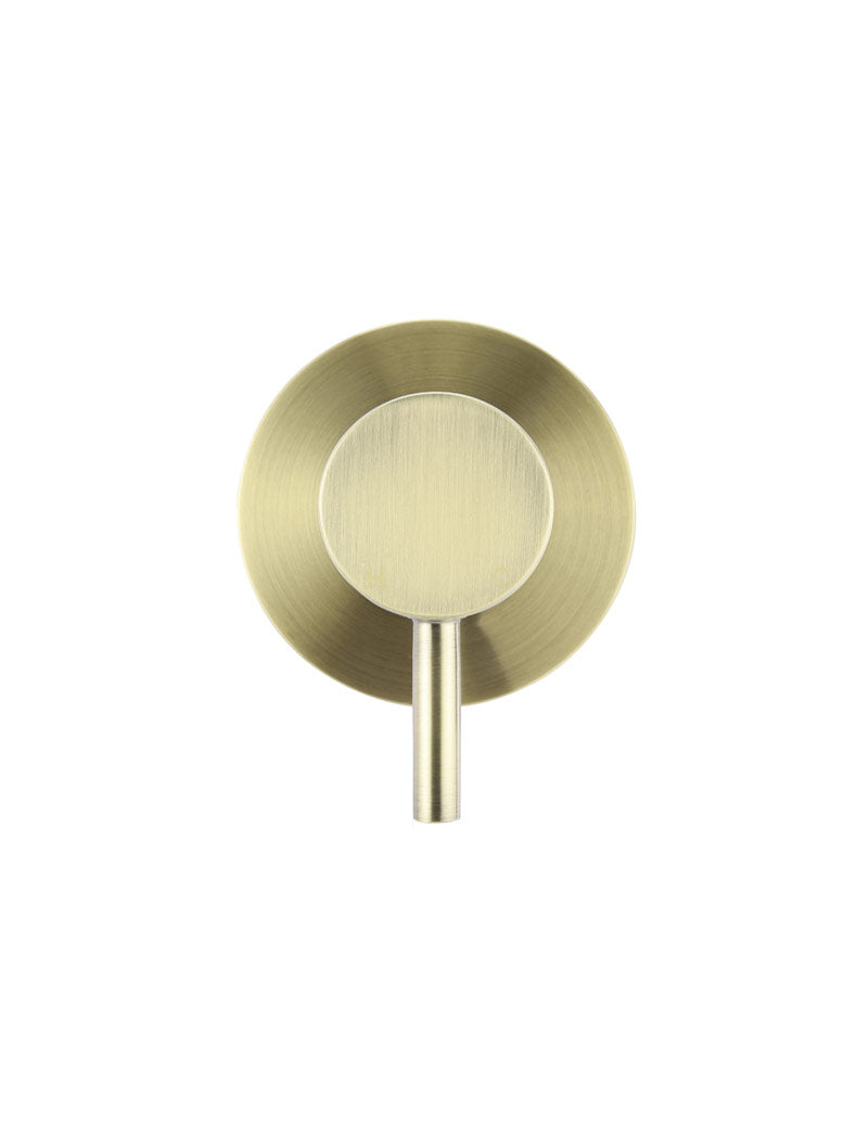 Round Wall Mixer Short Pin–lever Trim Kit (In-wall Body Not Included) - PVD Tiger Bronze