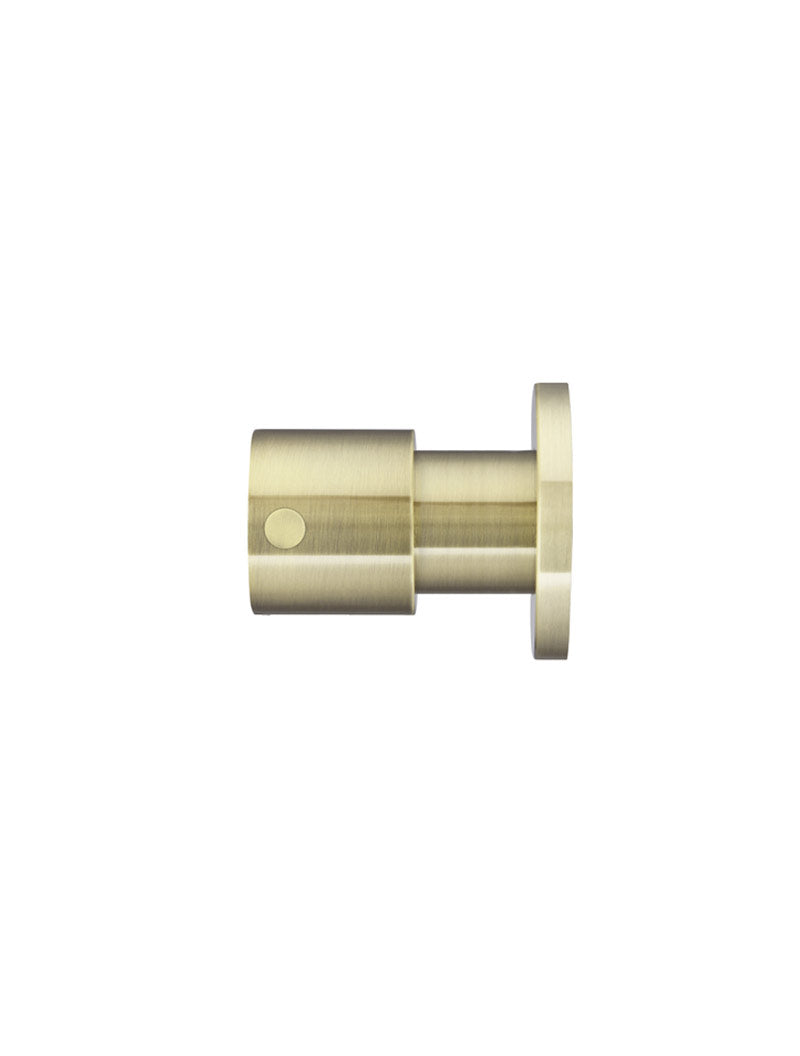 Round Quarter Turn Wall Top Assemblies - PVD Tiger Bronze