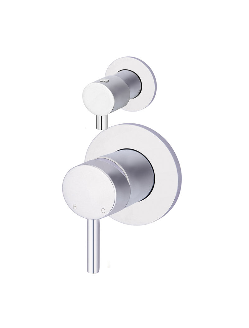 Round Diverter Mixer Trim Kit (In-wall Body Not Included) - Polished Chrome