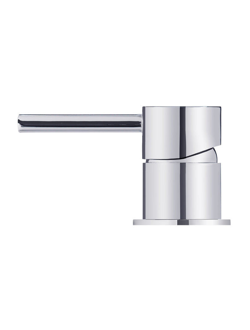 Round Deck Mounted Mixer - Polished Chrome