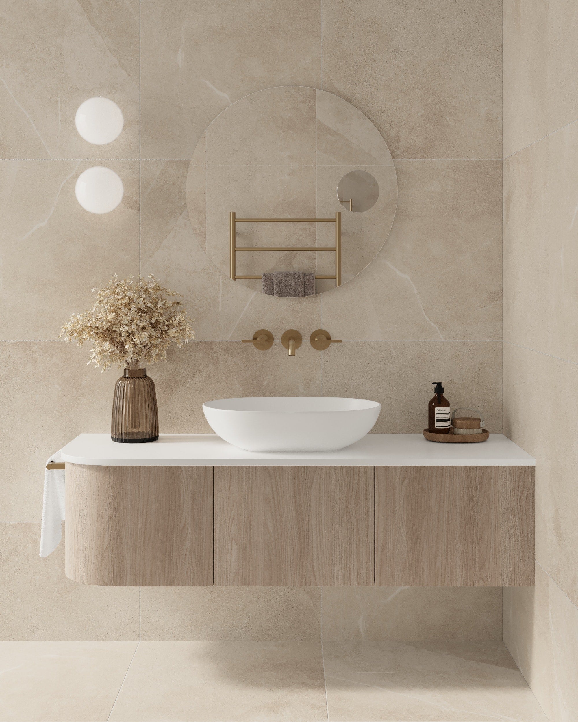 3x 140mm Round Magnifying Mirror with Clip