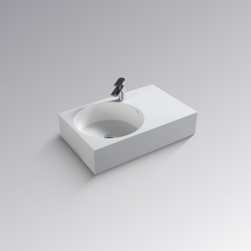 CITI Solid Surface Basin 1TH RH Bowl 700mm