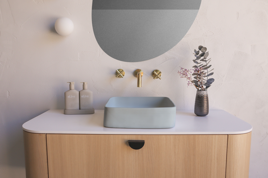 Cast basin - Powder Blue