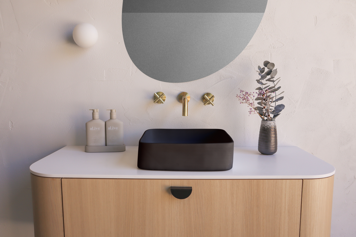 Cast basin - Charcoal