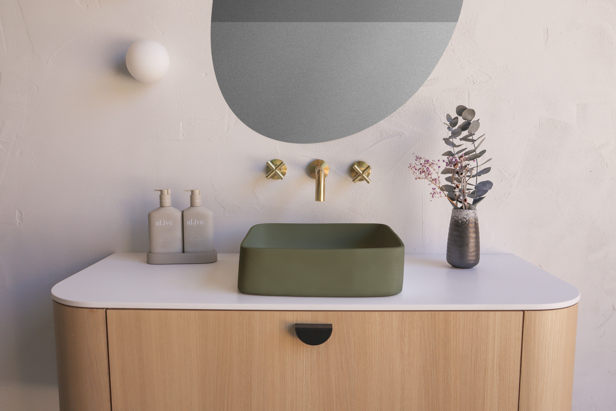 Cast basin - Olive