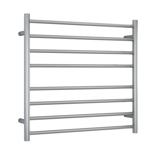 Thermorail Straight/Round 750X700X122Mm 104Watts 8 Bars - Brushed