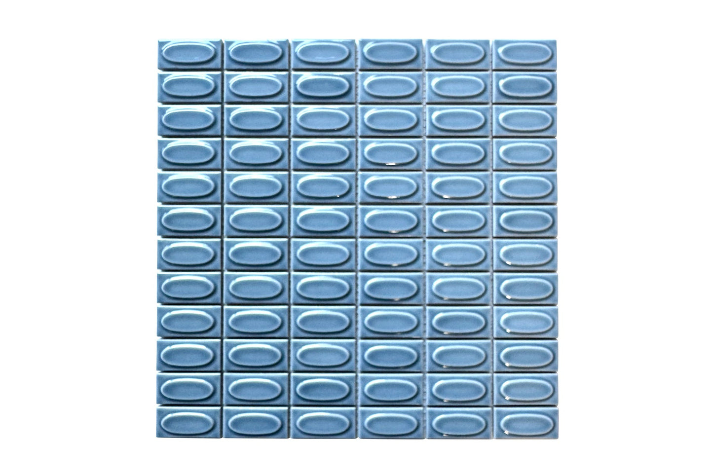 Ornamental Oval Gloss Mosaic