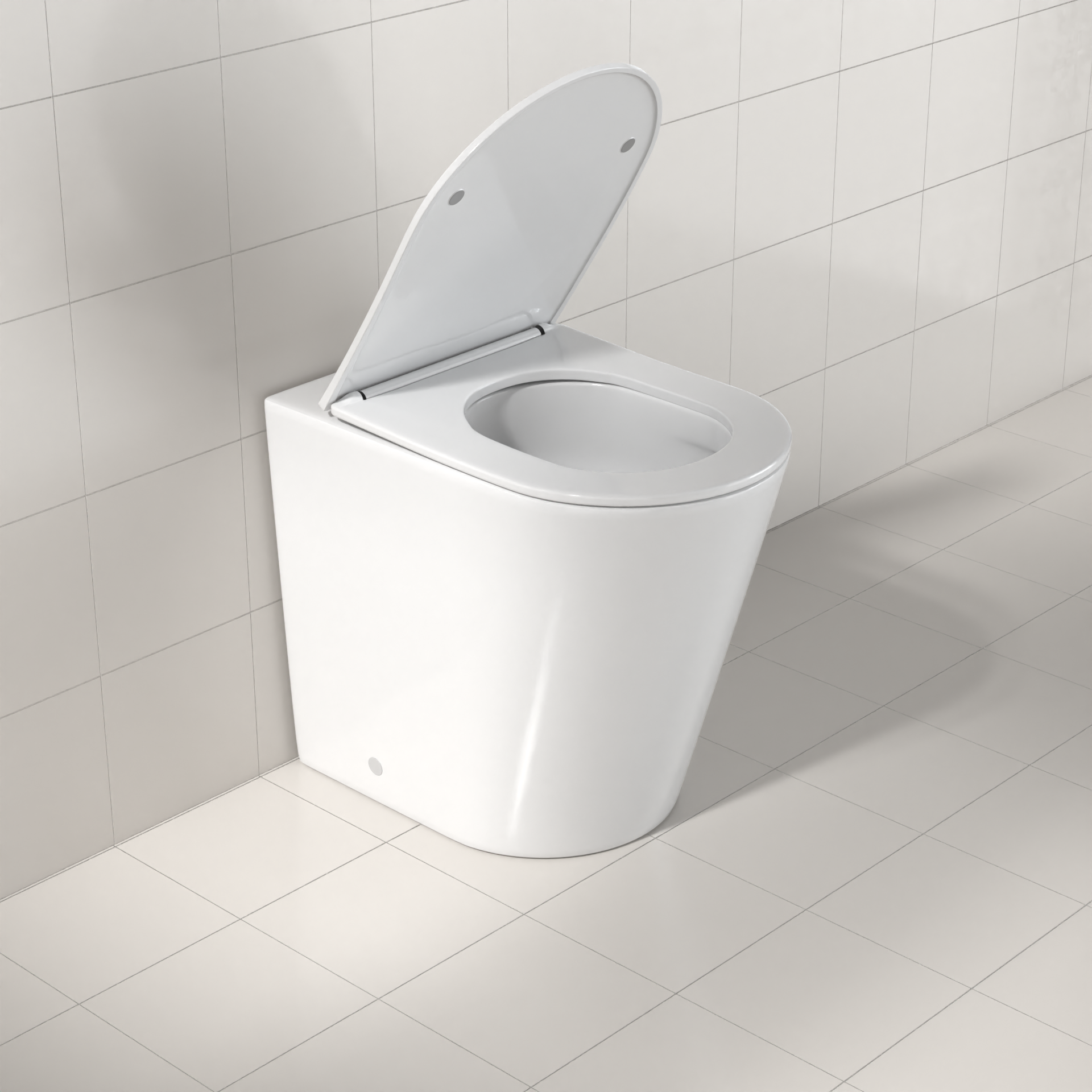 Azaria Matte White Toilet Pan