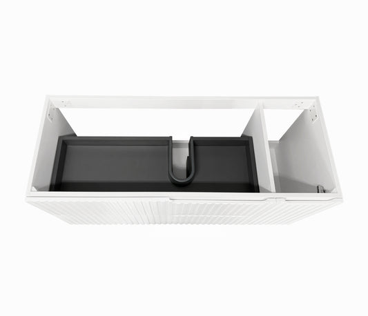 Noosa 1200mm Satin White Wall Hung Cabinet Only