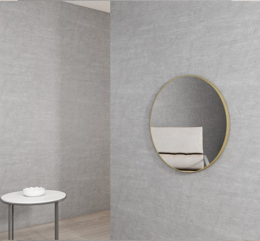 London Brushed Gold Frame Mirror 700mm