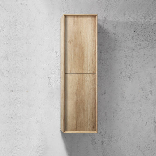 Byron Tall Boy 350x300x1200mm Natural Oak
