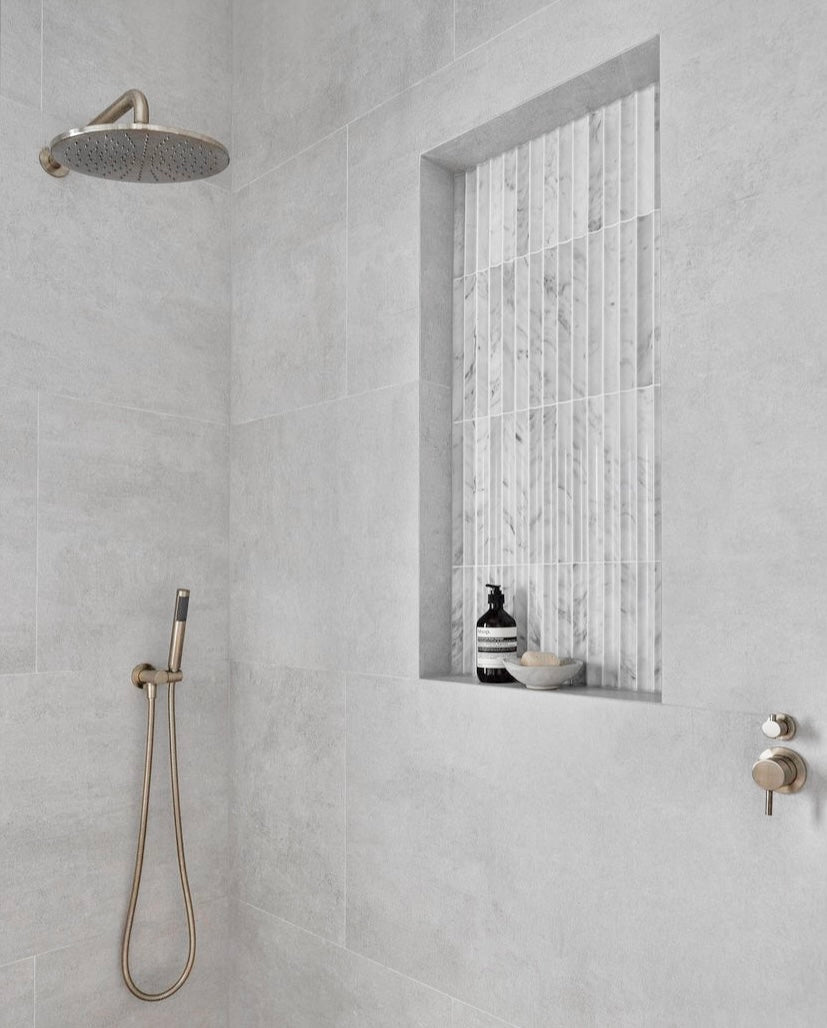 Round Shower Rose 300mm - PVD Brushed Nickel