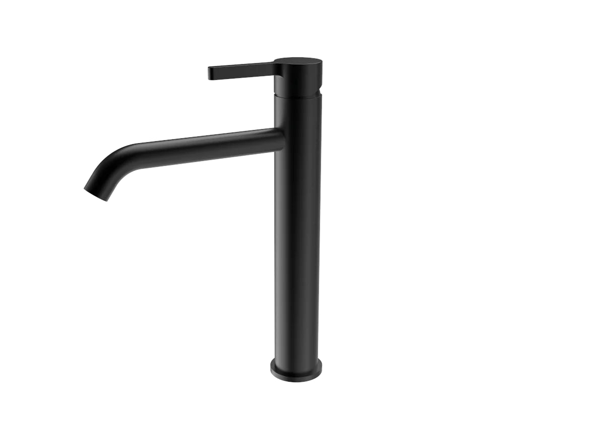 Kenzo Tower Basin Mixer Matt Black Finish