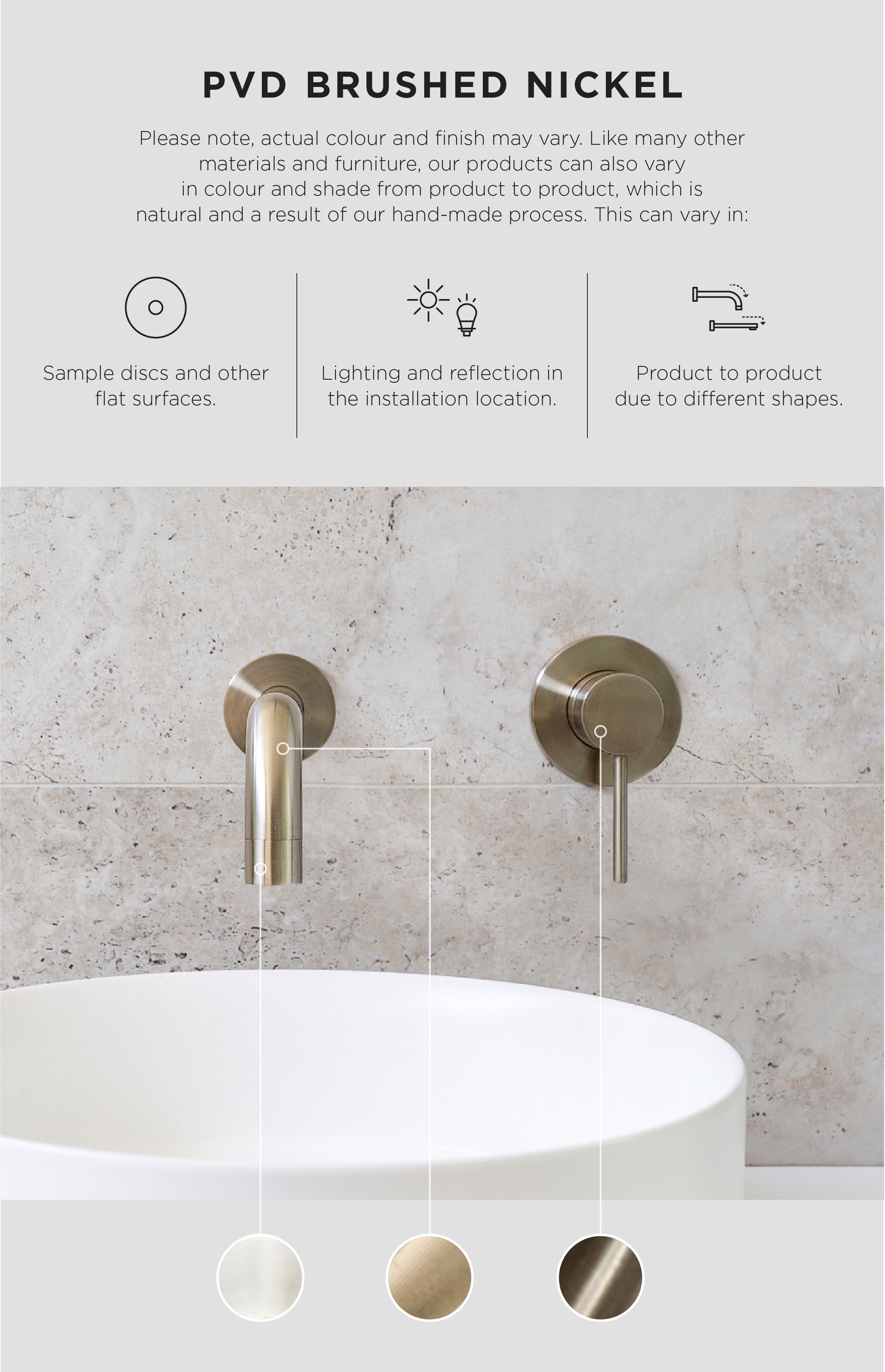 40mm Pop Up Waste - No Overflow / Unslotted - PVD Brushed Nickel