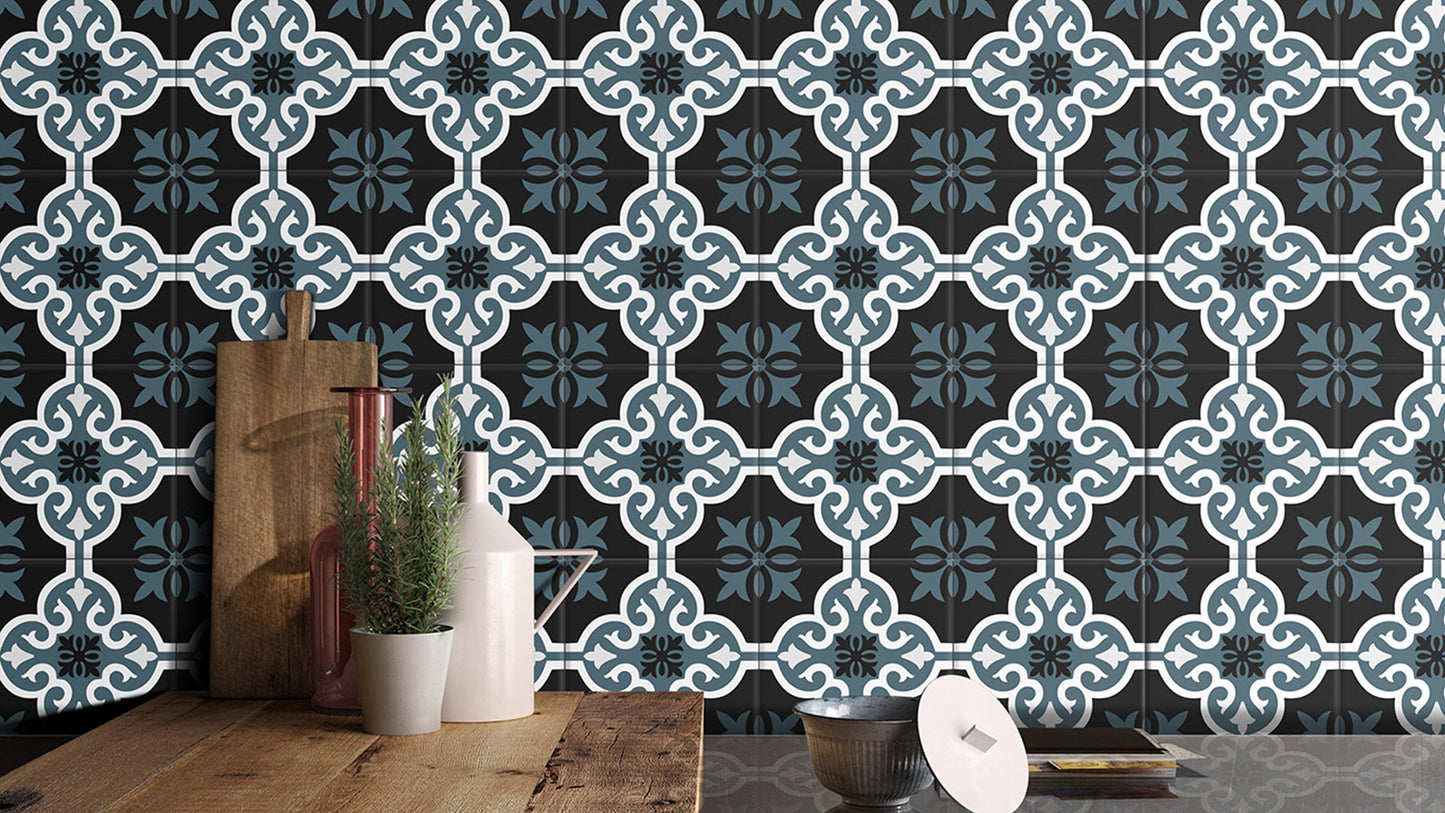 Heirloom Dandelion Patterned Tile