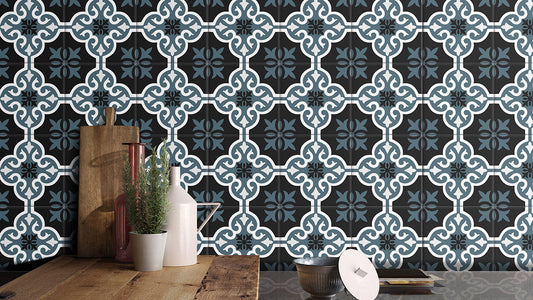 Heirloom Dandelion Patterned Tile