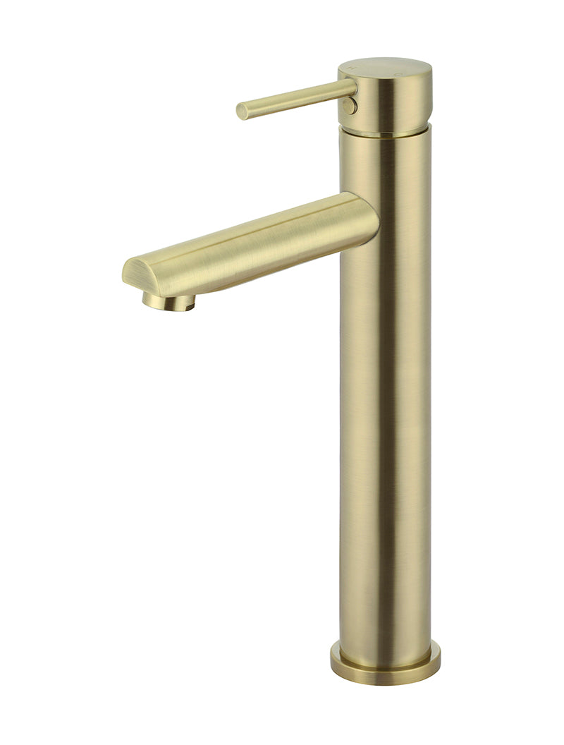 Meir Tiger Bronze Round Tall Basin Mixer