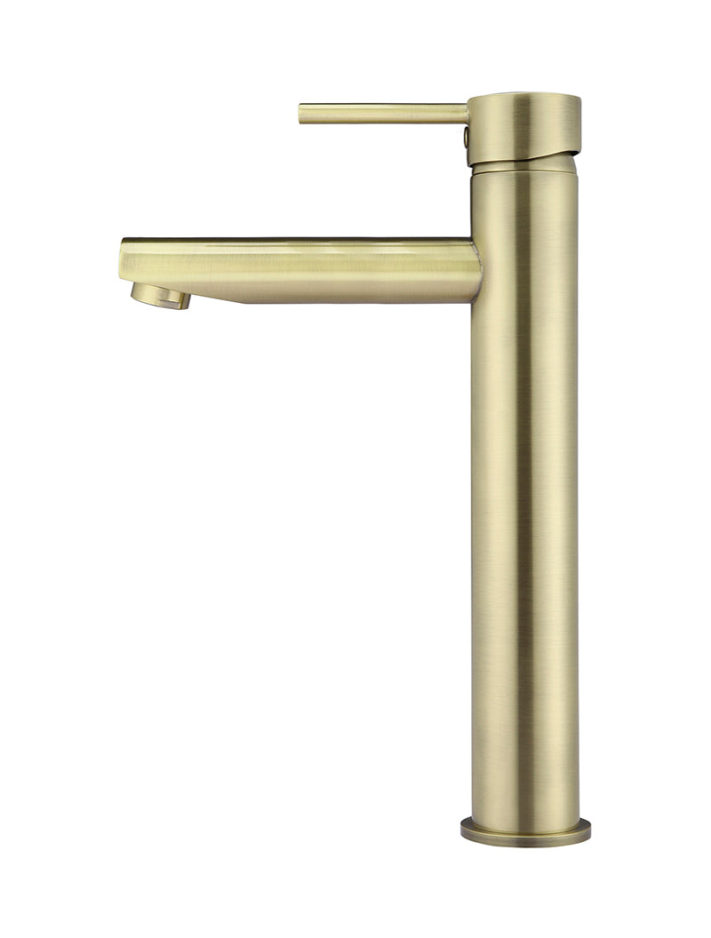 Meir Tiger Bronze Round Tall Basin Mixer