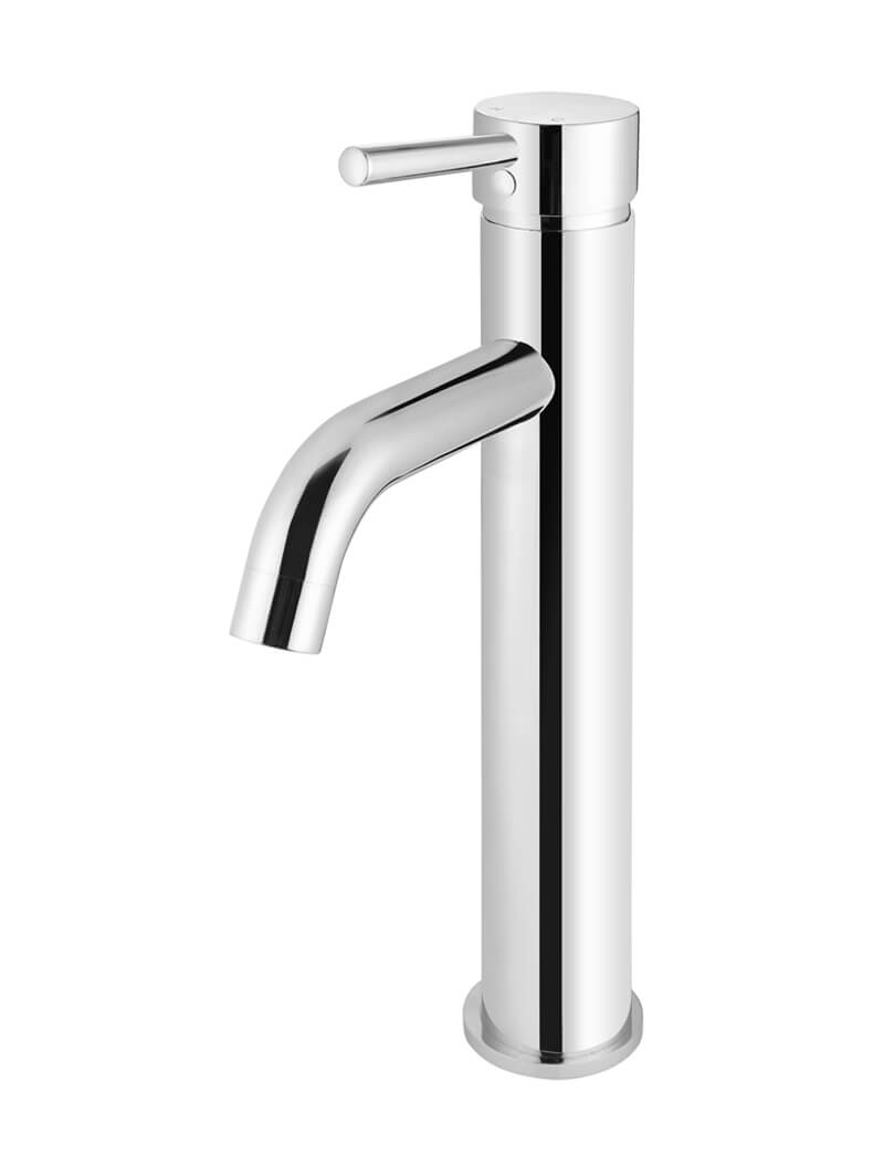 Meir Round Tall Basin Mixer - Polished Chrome