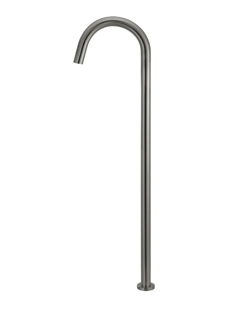 Round Freestanding Bath Spout - Shadow