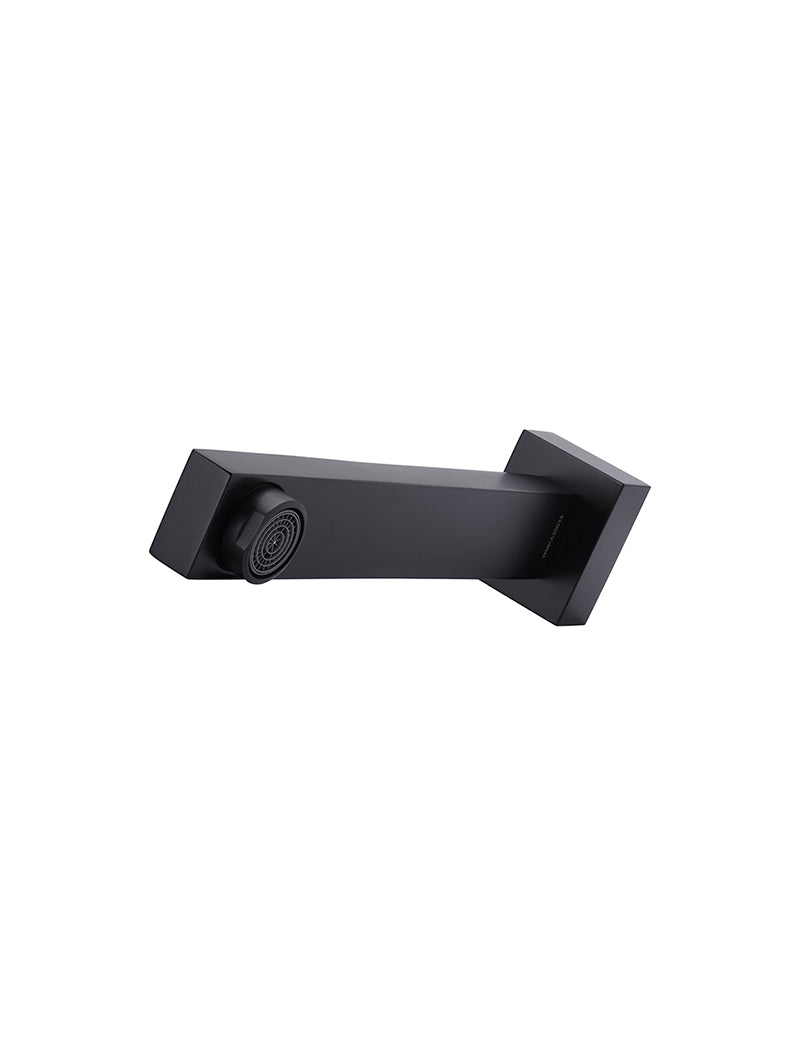 Meir Matte Black Square Wall Spout