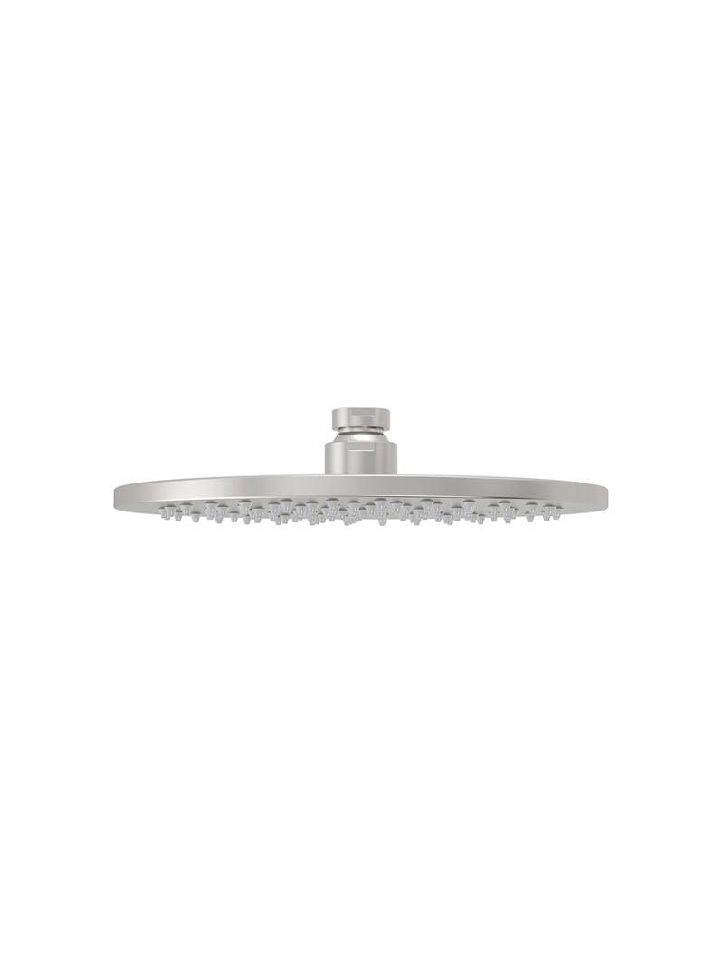 Round Shower Rose 200mm - PVD Brushed Nickel