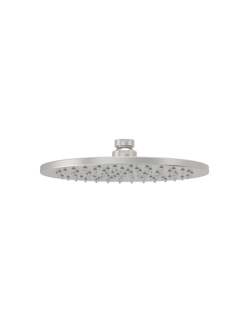 Round Shower Rose 200mm - PVD Brushed Nickel