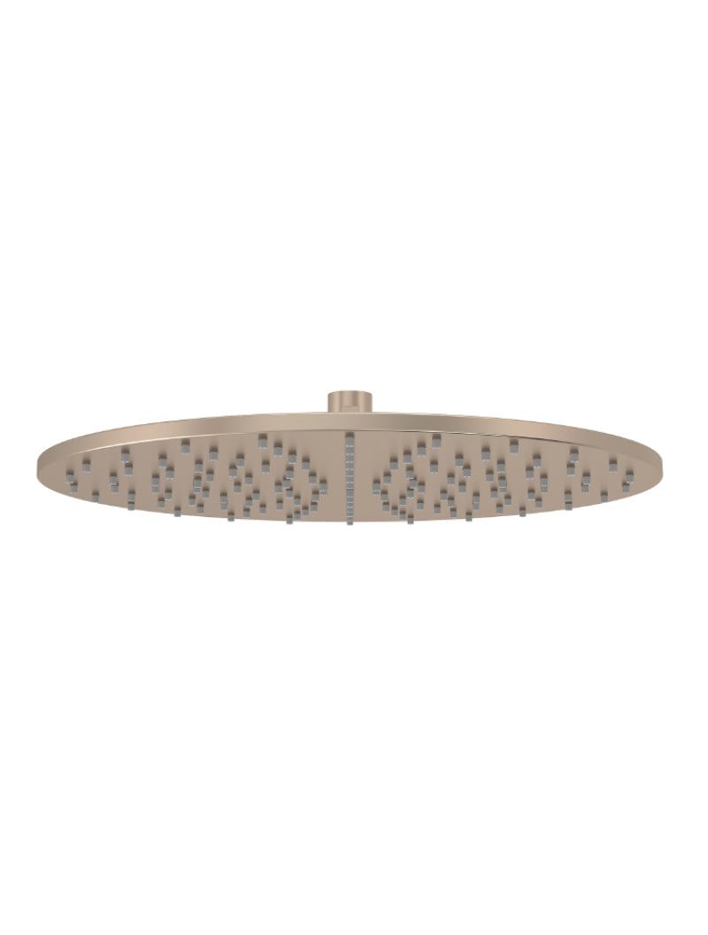 Round Shower Rose 300mm - Champagne