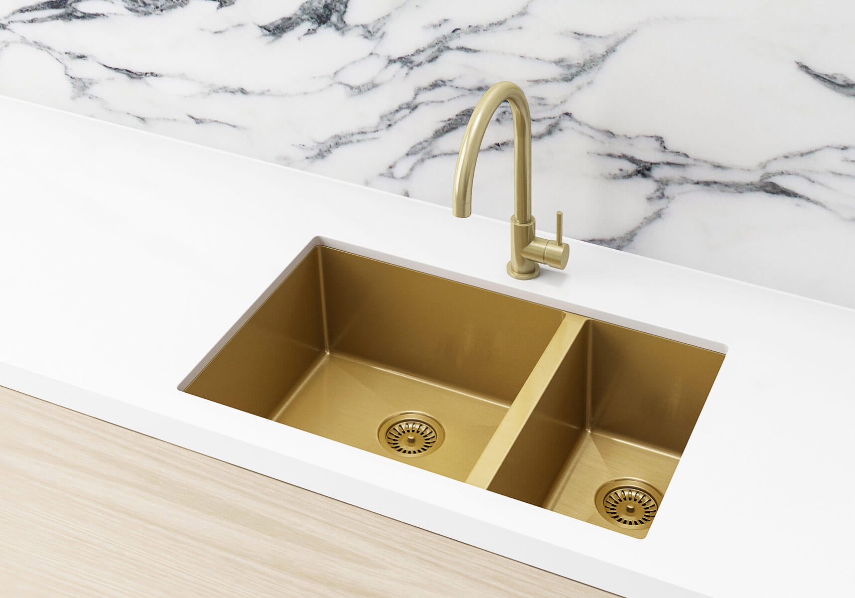 Kitchen Sink Brushed Bronze