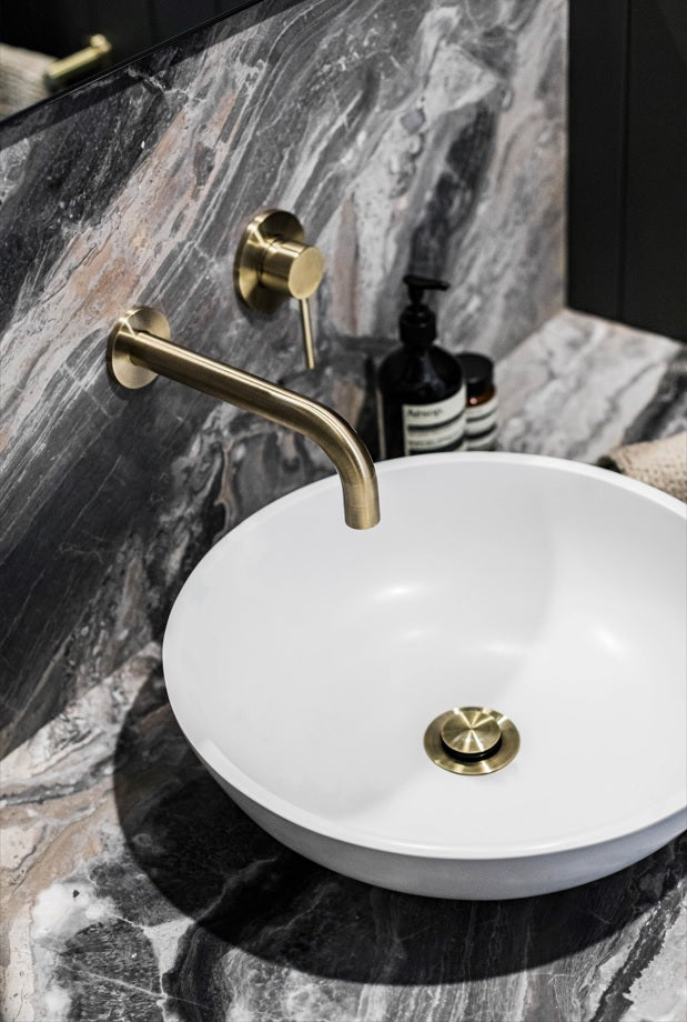 Basin Pop Up Waste 32mm - Overflow / Slotted - PVD Tiger Bronze