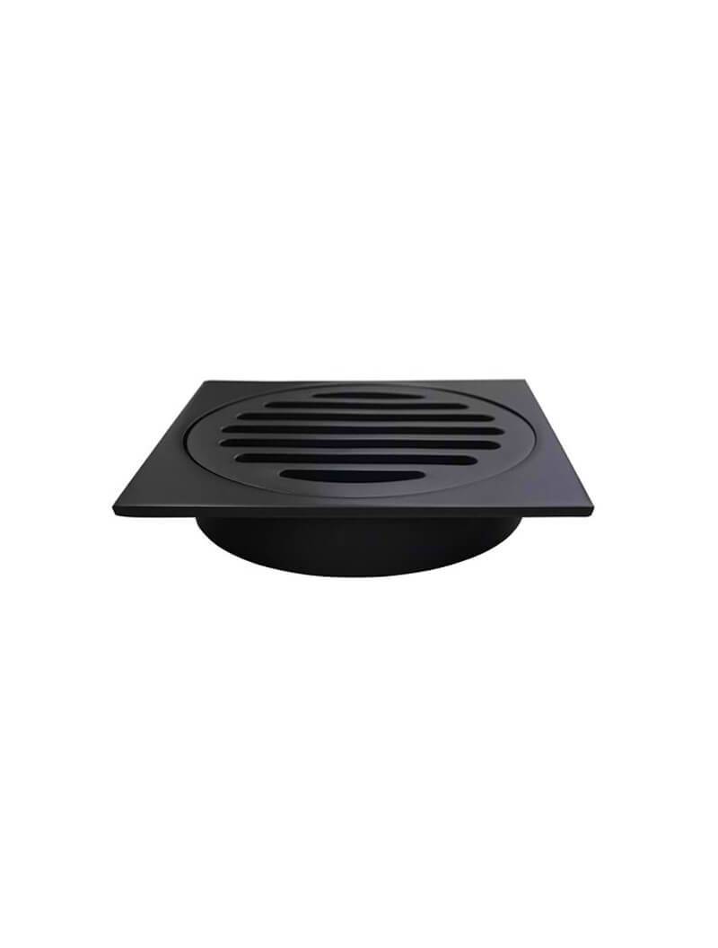 Meir Floor Shower Grate - 100mm - Matte Black