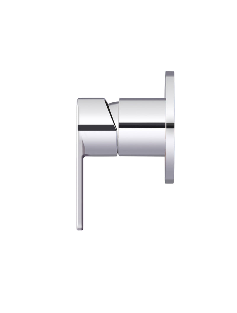 Round Paddle Wall Mixer - Polished Chrome