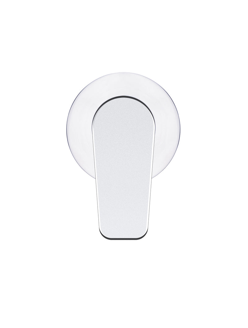 Round Paddle Wall Mixer - Polished Chrome