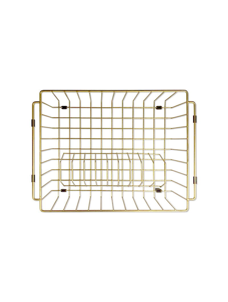 Lavello Dish Rack - Brushed Bronze Gold