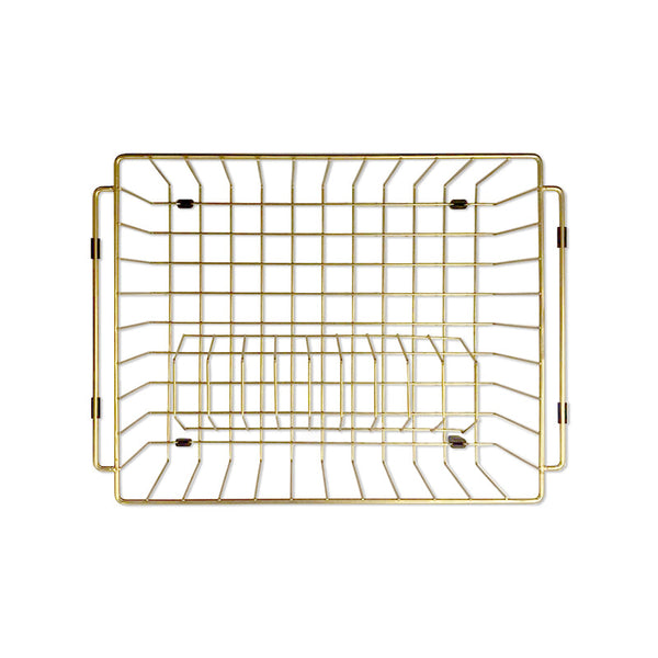 Lavello Dish Rack Brushed Bronze Gold