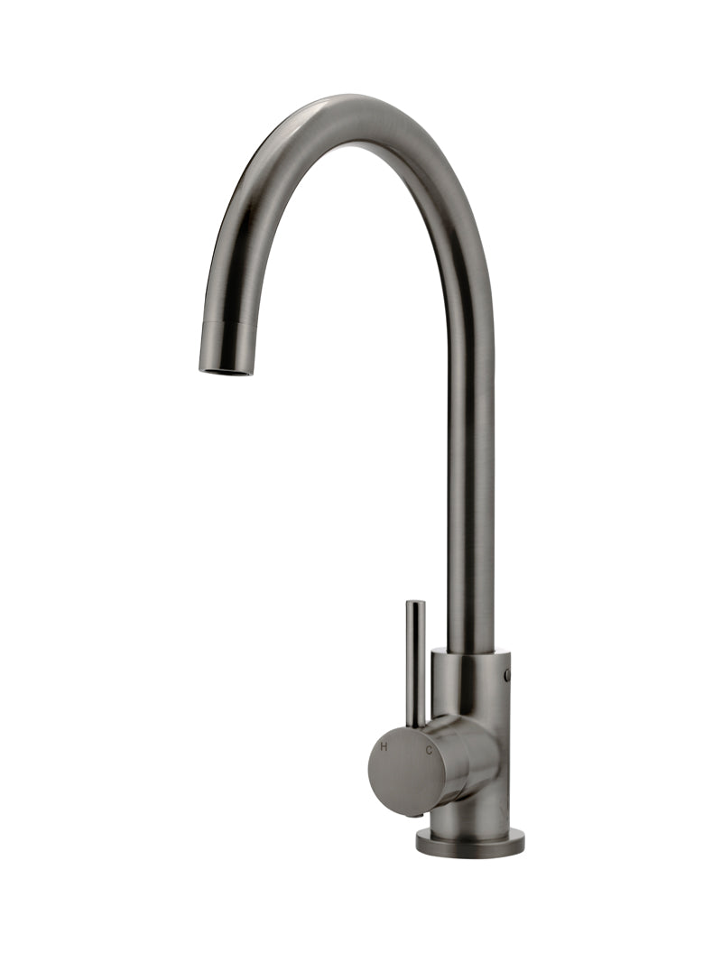 Round Kitchen Mixer Tap - Shadow