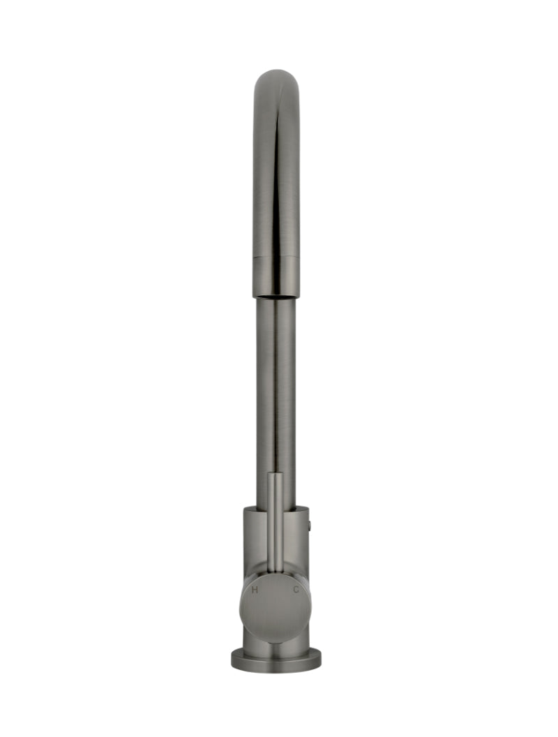 Round Kitchen Mixer Tap - Shadow