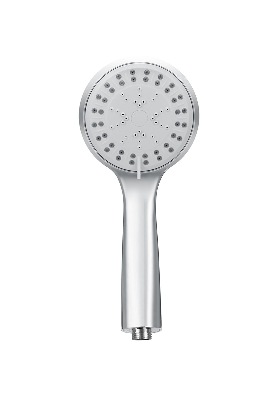 Round Hand Shower Three-Function - Polished Chrome