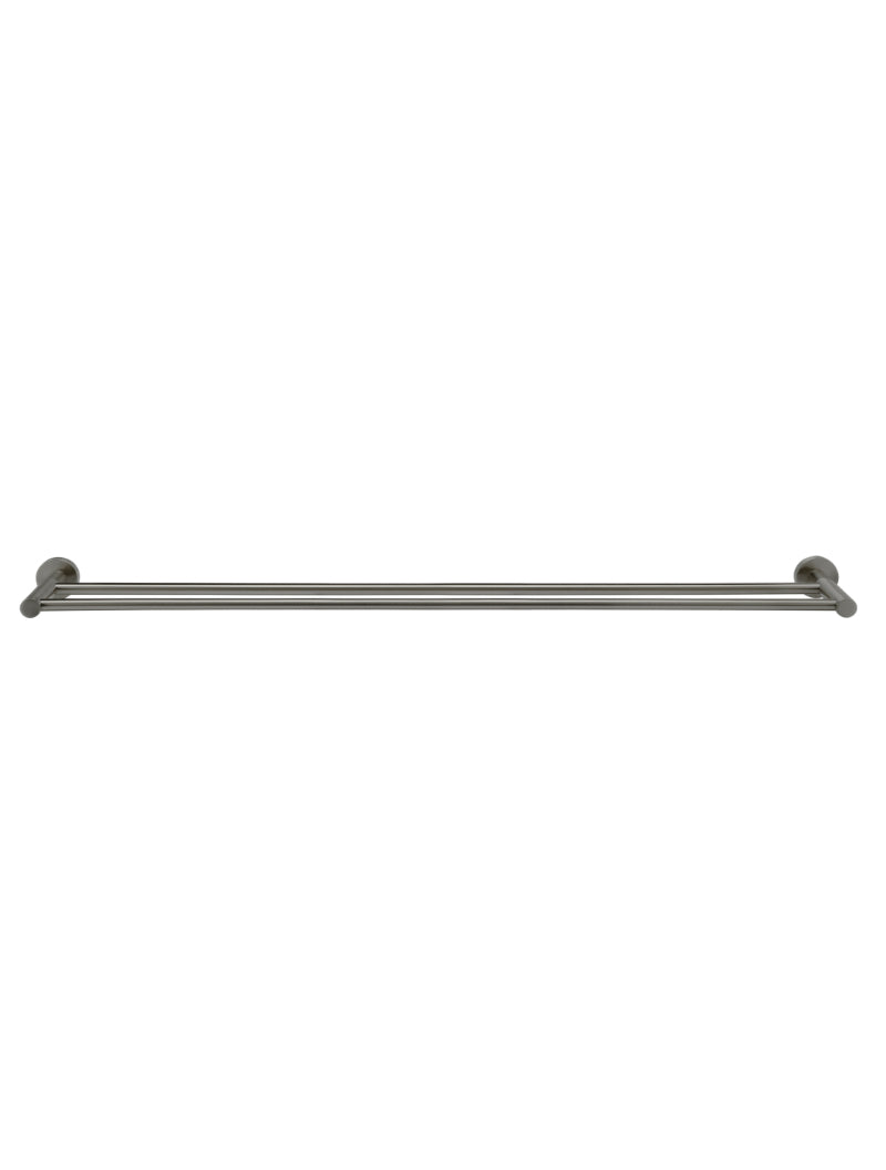 Round Double Towel Rail 900mm - Shadow
