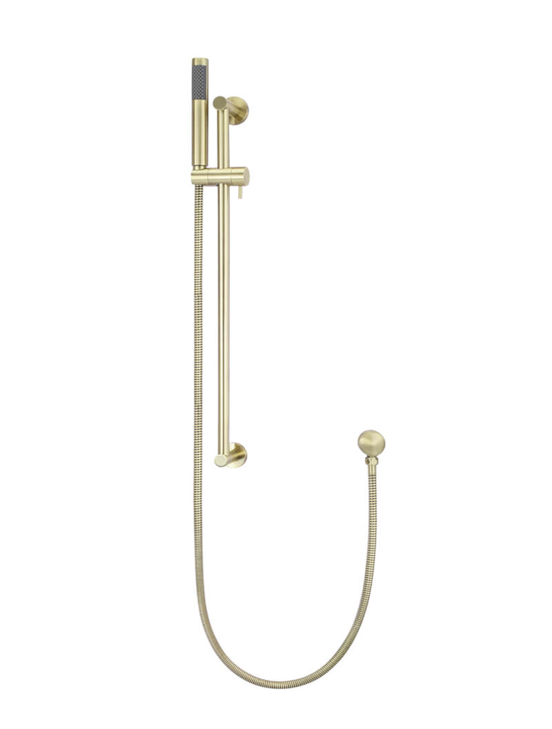 Round Hand Shower on Rail Column - PVD Tiger Bronze