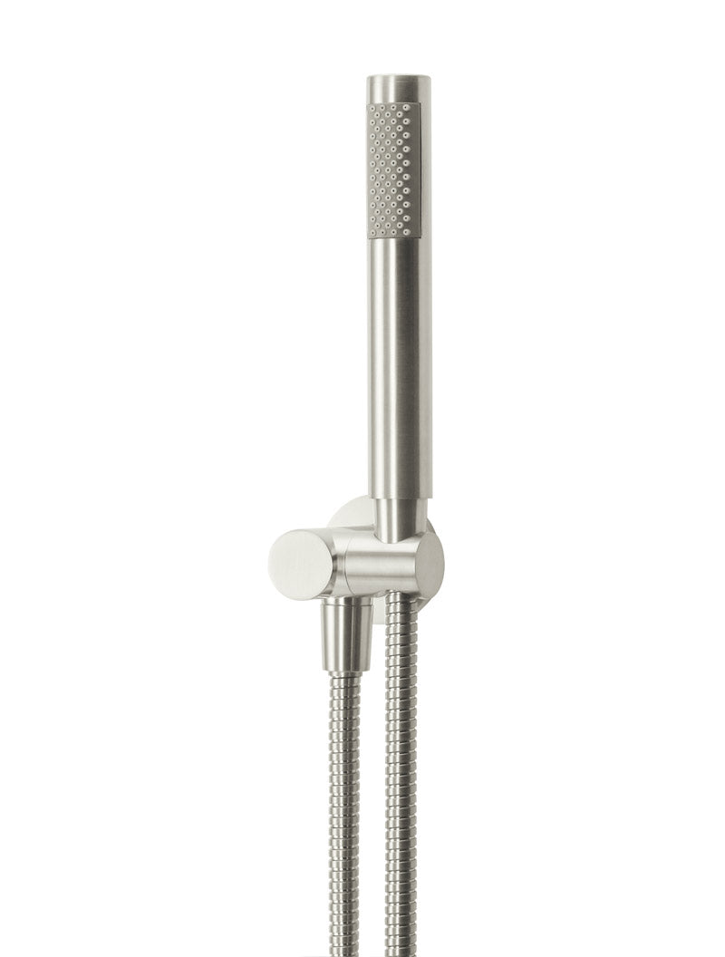 Round Shower on Bracket - PVD Brushed Nickel